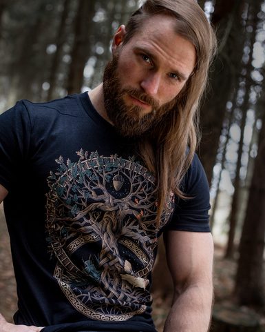 ARBRE DE VIE - T-SHIRT, COLORÉ
