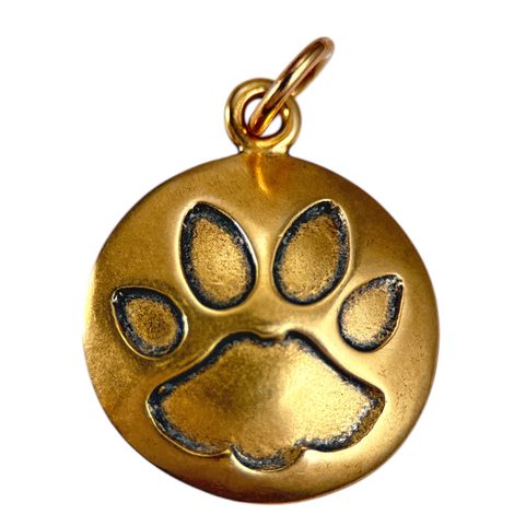 CAT TRACK, PENDANT, BRONZE