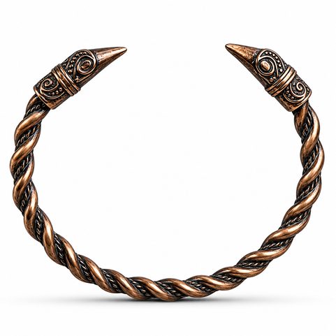 VIKING CROW BRACELET, BRONZE