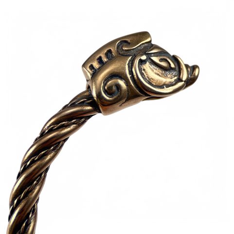 CELTIC BOAR, BRACELET, BRONZE