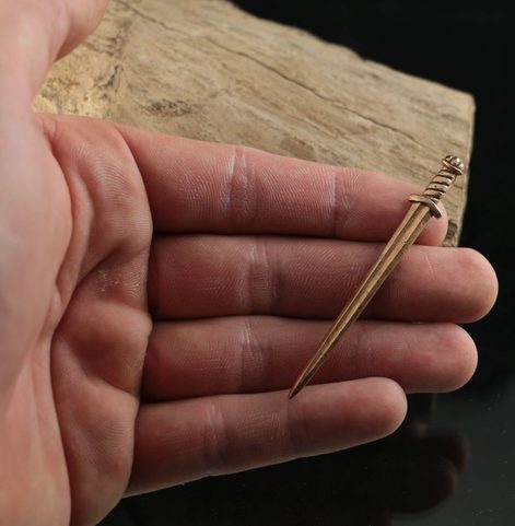 VIKING SWORD, AMULET, BRONZE