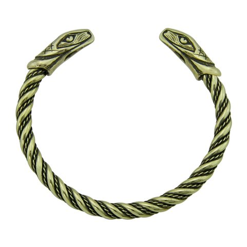 SNAKE, BRASS BRACELET