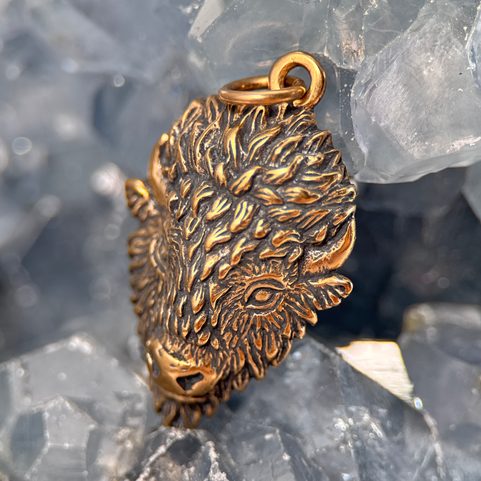 TATANKA - BISON BRONZE PENDANT