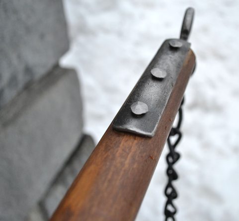 FLAIL, MEDIEVAL WEAPON, 14TH CENTURY, REPLICA