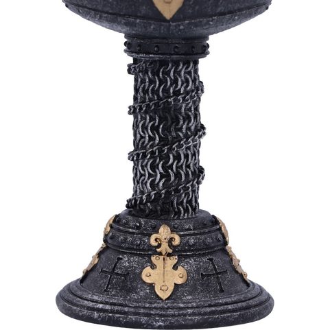 CRUSADER MEDIEVAL KNIGHT CHAINMAIL WINE GOBLET