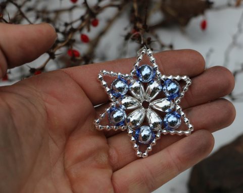 SNOW STAR, YULE DECORATION