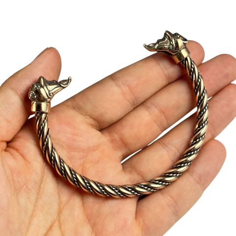 BERSERKER, VIKING WARRIOR, BRONZE BRACELET