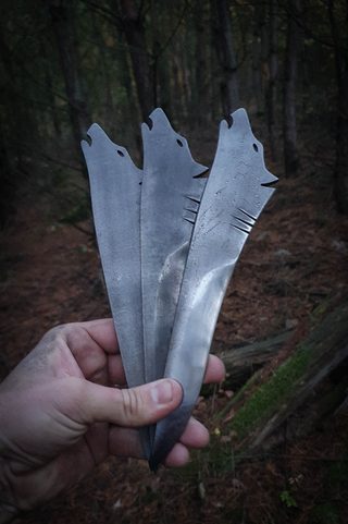KUDLAK - WEREWOLF THROWING KNIFE - 1 PIECE
