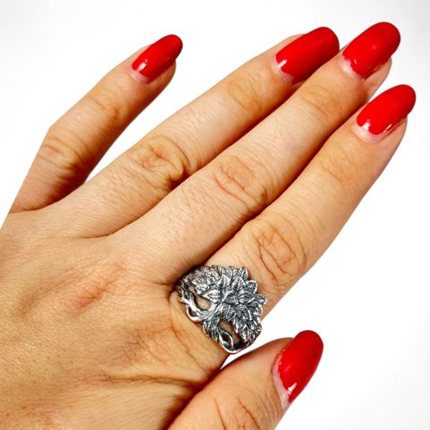 CHAUX, BAGUE, ARGENT