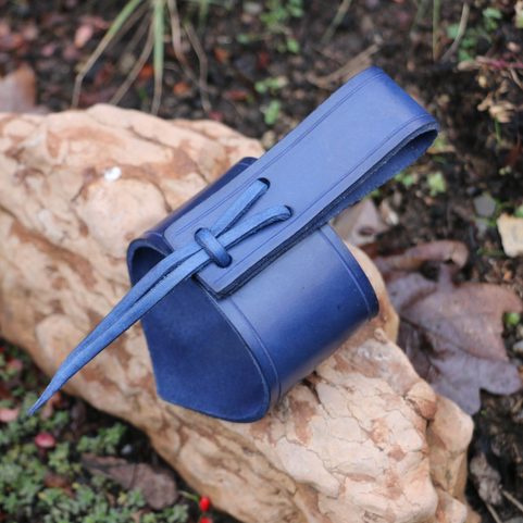 ANCHOR LEATHER HORN HOLDER - GIFT FOR SAILORS