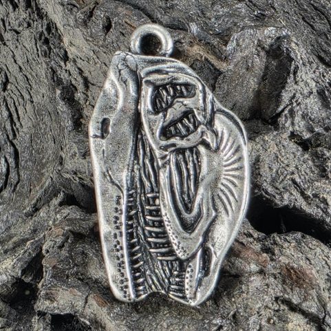 PENDENTIF DILOPHOSAURUS, ZINC
