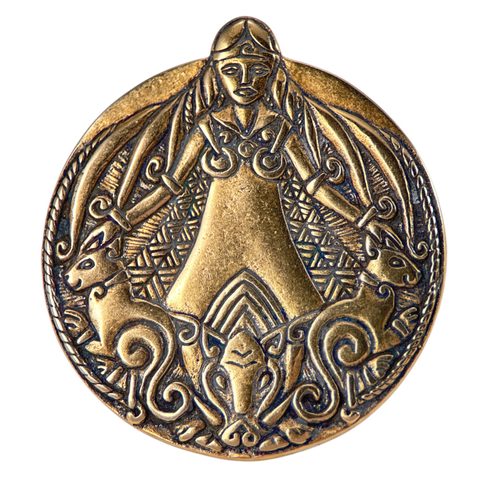 FREYA VIKING PENDANT BRONZE