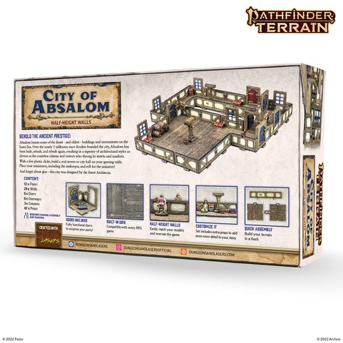 DUNGEONS & LASERS: PATHFINDER TERRAIN - CITY OF ABSALOM