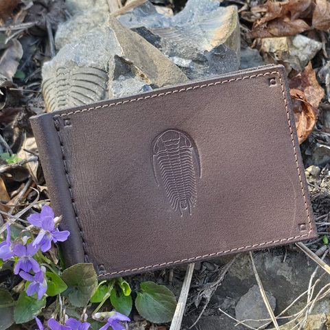 LEATHER WALLET, TRILOBIT