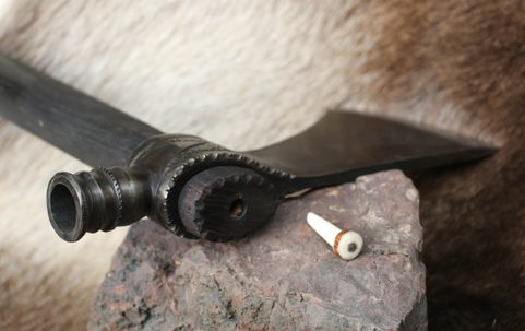 SMOKING PIPE TOMAHAWK FORGED