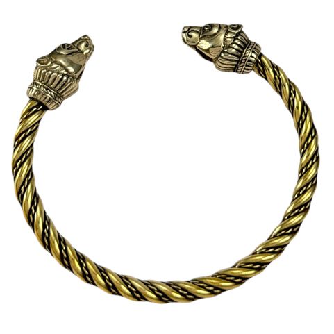 BERSERKER, BEAR, BRASS BRACELET