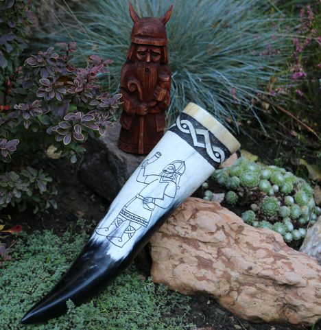 SKÅL VIKING DRINKING HORN 0.3 L