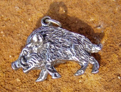BOAR - AMULET FOR THE NECK
