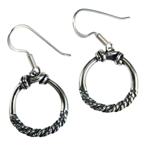 VIKING, SILVER EARRINGS, AG 925