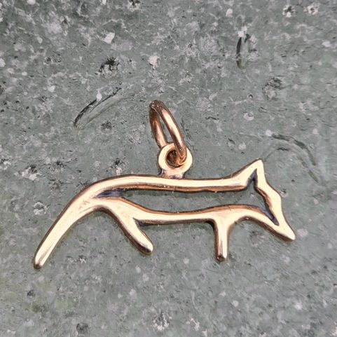 GUMPI, SÁMISCHER WOLF, ANHÄNGER, BRONZE