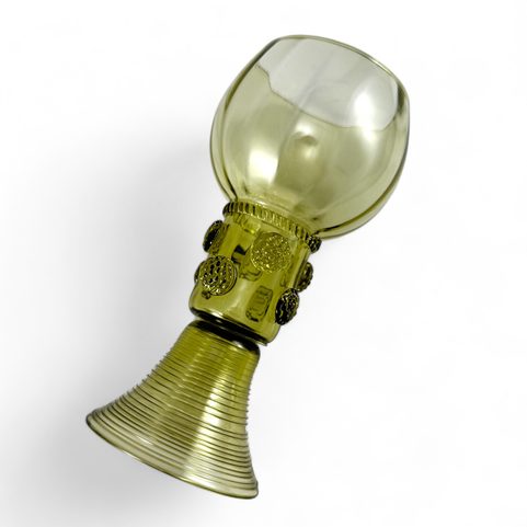 RÖMER BEER, RENAISSANCE GLASS, HISTORICAL GREEN GLASS