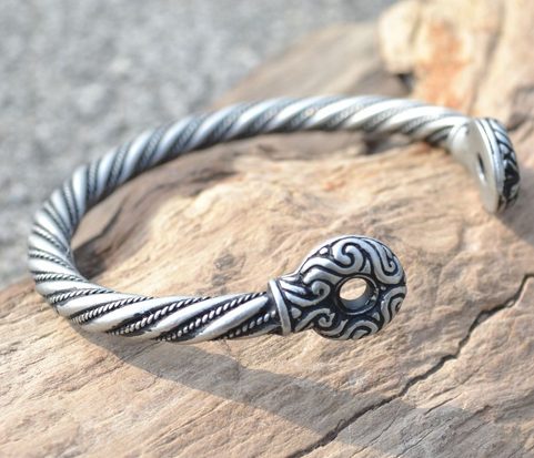 GALLIA, KELTISCHES ARMBAND, ZINN