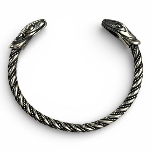 JÖRMUNGANDR, MIDGARD SERPENT, BRACELET, STERLING SILVER