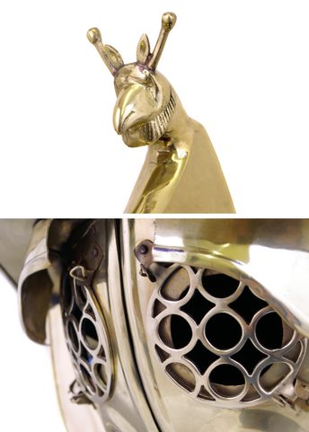 CASQUE DE GLADIATEUR THRAEX, LAITON - THRAEX