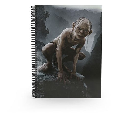 LORD OF THE RINGS NOTEBOOK WITH 3D-EFFECT GOLLUM
