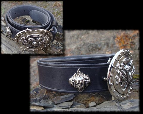 BIKERS LEATHER BELT