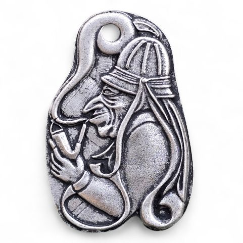 VODNIK, SLAVIC WATER SPRITE, PENDANT, ZINC
