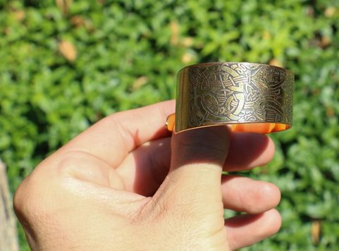 LAOISE, ARMBAND AUS MESSING, IRLAND