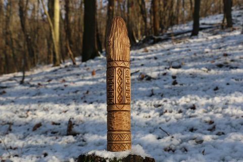 ROD, SLAVIC DEITY STATUE