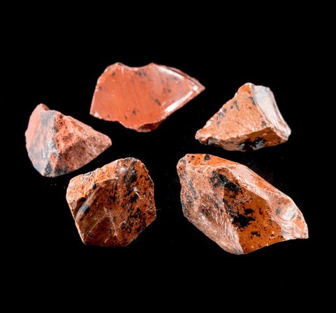RED OBSIDIAN ROCK - MAHAGONI