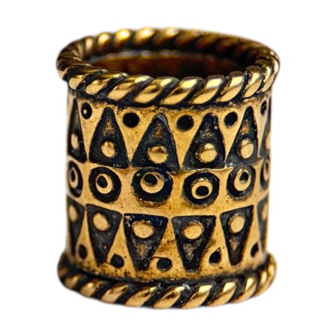 VIKING BEARD RING, BRONZE