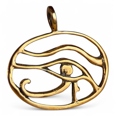 UDYAT THE EYE OF HORUS, BRONZE PENDANT