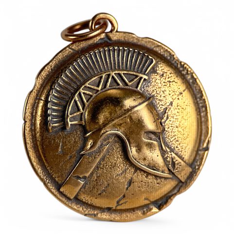 SPARTE, GUERRIER SPARTIATE, PENDENTIF, BRONZE
