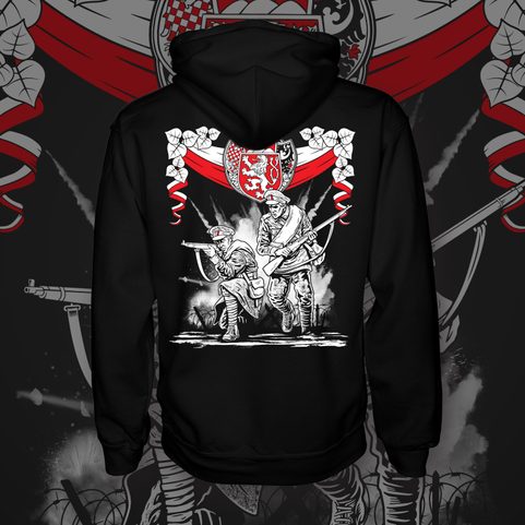 LÉGION TCHÉCOSLOVAQUE HOODIE ZIPPÉ