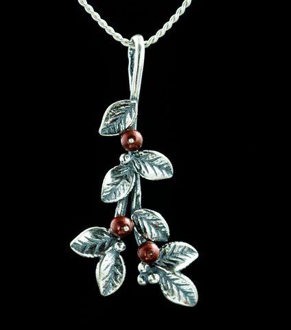 CRANBERRIES, PENDANT, SILVER