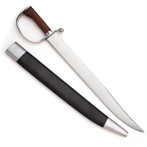 KNIFE D-GUARD BOWIE, WINDLASS WITH SHEATH