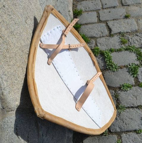 GOTHIC SHIELD - SCOTLAND, PAINTED, COMBAT FOR HMB