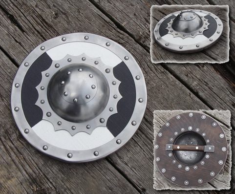 BOUCLIER DE POING PEINT