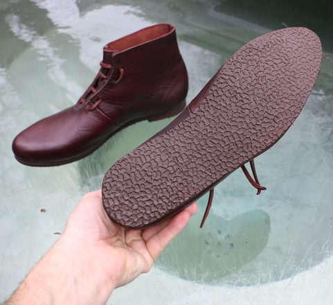LEIF, BOTTES EN CUIR HAUT MÉDIÉVAL - VIKINGS