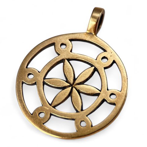 SLAVIC SUN, BRONZE PENDANT