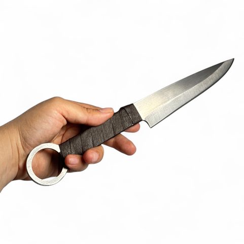 HIBERNIA CELTIC KNIFE - POLISHED, BROWN
