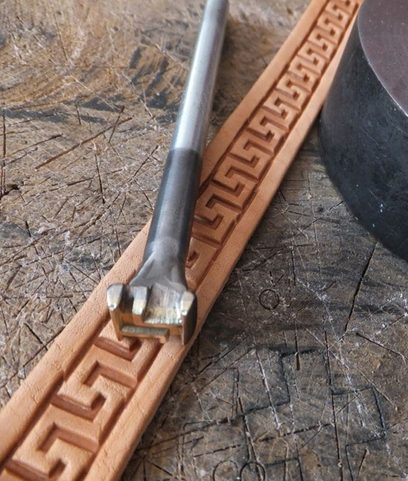 ANTICAN PATTERN, LEDERSTEMPEL