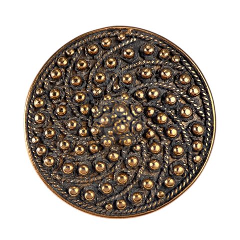 PROTECTION SHIELD PENDANT, BIRKA, SWEDEN, BRONZE