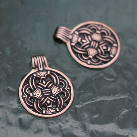 BORRE - ANHÄNGER, WIKINGERSTIL, BRONZE
