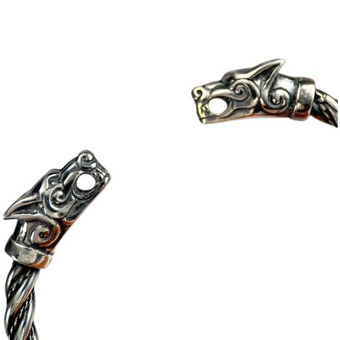 FENRIR, VIKING WOLF, ICELAND, BRACELET, SILVER 925