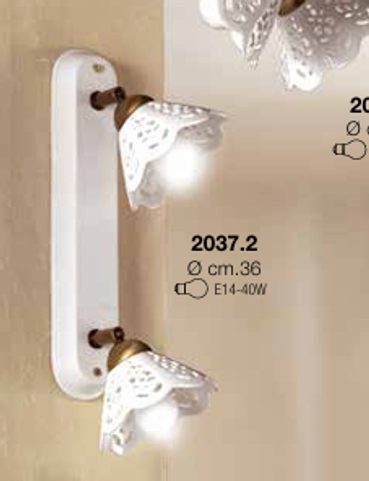 FAVIA, CERAMIC ITALIAN CEILING LAMP 2037.2